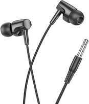 Dėklas HOCO earphones universal with microphone M112 juodas kaina