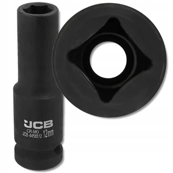 Jcb dziļi trieciena galva 1/2" Cr-mo 12mm Hex