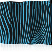 Artgeist Pertvara - Zebra pattern (turquoise) II [Room Dividers] kaina