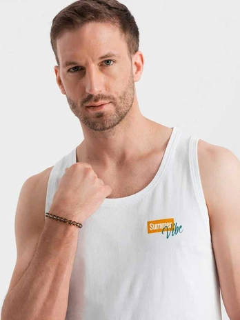 T-shirt for men modone, baltas