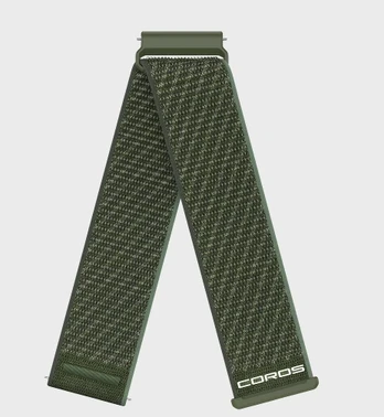 COROS APEX 4 22 mm nailoninis dirželis - žalias
