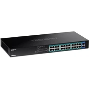 TRENDnet 26-Port Gigabit PoE+ Switch (380W) kaina