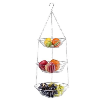 Kitchen baskets for fruit, 3 levels, ZELLER