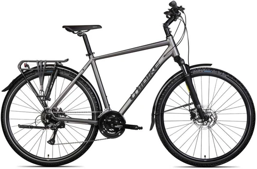 Dviratis Unibike Flash EQ GTS 2025 graphite-21" (Dydis: 21")