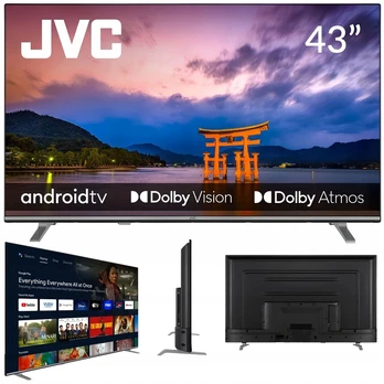 Smart Tv Led televizorius 43" Jvc Lt-43va7300 4k Hdr Android Dvb-t2 Berėmis