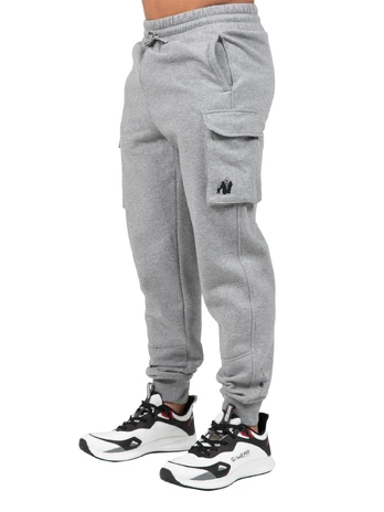 Gorilla Wear Hudson Cargo Sweatpants - Grey Melange