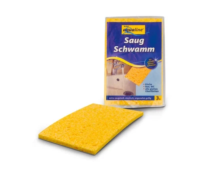 aQualine sugerianti kempinė, 3 vnt.