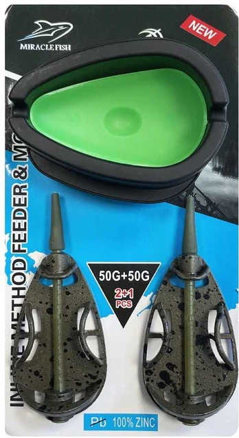 Miracle Fish Šėryklų komplektas MiracleFish Method Feeder 50+50g