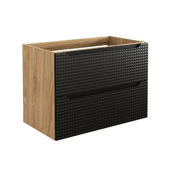 Vonios spintelė COMAD Luxor Black 82-90-2S. juoda