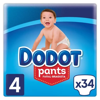 „Dodot“ Pants T-4, 34 vienetai