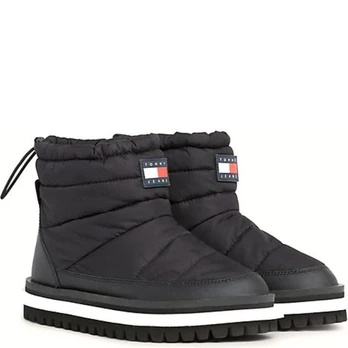 Aulinukai moterims, Juoda, Padded flat boot