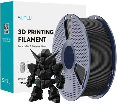 Sunlu PLA+ 2.0 Filament (Juodas)