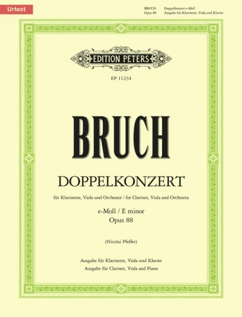 Double Concerto for Clarinet (Violin), Viola & Orchestra
