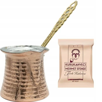 Varinis kavos virimo puodelis 300 ml + turkiška kava 100g