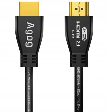 Hdmi 2.1 kabelis Agog X-87, 1 m, juodas