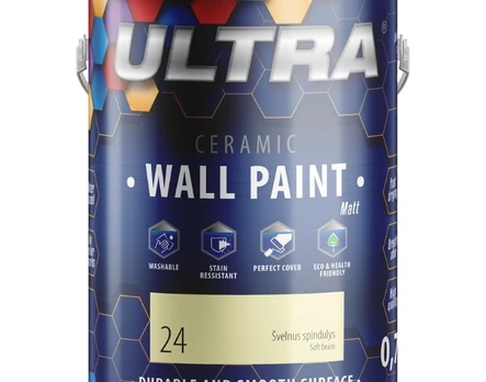 Interjero dažai ULTRA CERAMIC, 0,7 l, Švelnus spindulys sp. (24)