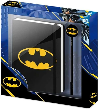 Karactermania DC Comics Batman Batsignal diary + pen set
