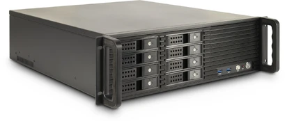 Inter-Tech 48.3cm IPC 3U-3508 3HE STORAGE o.PSU kaina