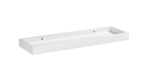 Lentyna Dolle Loggia, balta, 60 x 15 cm x 4 cm kaina