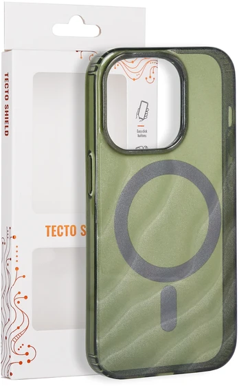 Dėklas Telforceone Tecto Shield Desert Mag case for iPhone 15 6,1' dark olive