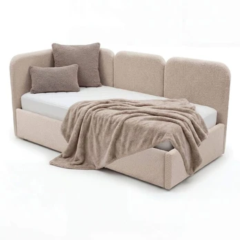 Lova LUNA-L|90x200|Smėlio #8|Boucle