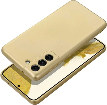 METALINIS dėklas SAMSUNG S25 Plus auksinis