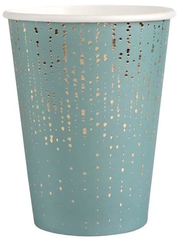 Santex Eukalyptus guld prikket papkrus, 10 stk