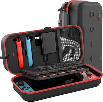 Strado Dėklas podróżne do Nintendo Switch / OLED raudona (DNNSOLEDTRAVELCASE.R)
