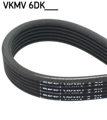 V formos rumbuoti diržai SKF VKMV 6DK1825