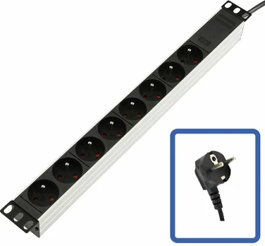Lanview Lanview TUPS032 PDU maitinimo paskirstymas, juodas