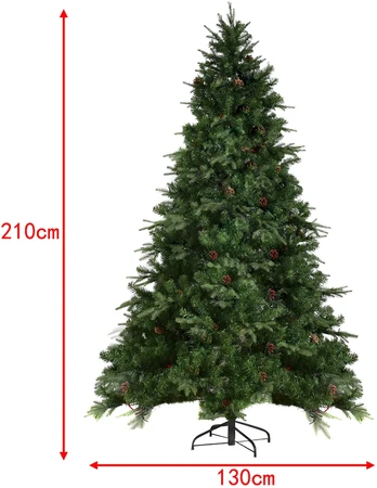 Promotion 210cm LED dirbtinė eglutė su stoveliu