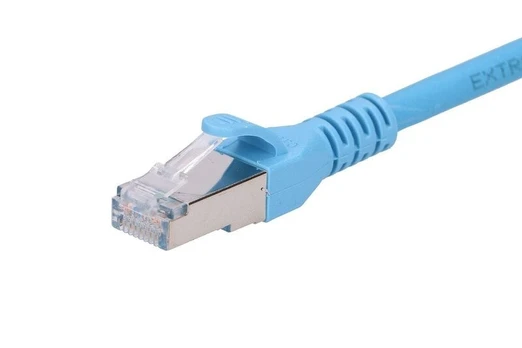 Extralink Kat.6A S|FTP 0,5 m | LAN Patchcord | Varinė pinta pora, 10 Gbps