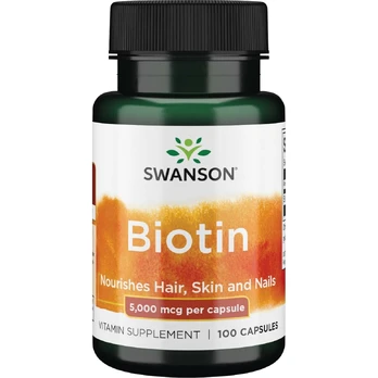 SWANSON Biotinas 5000mcg - 100 kaps.