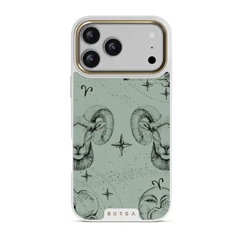 Aries - iPhone 17 Pro Max Case, Elite Light (MagSafe) / Gold / Turquoise