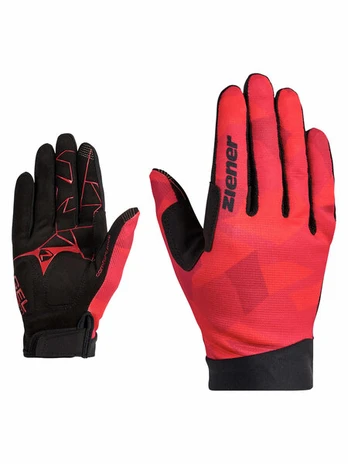 Pirštinės vyrams Ziener Cnut Touch 988237-72 raudona