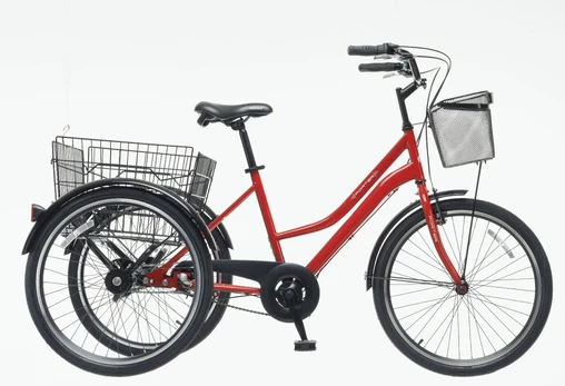 Dviratis 24 TRIKE PORTER 24 red bisan s - s
