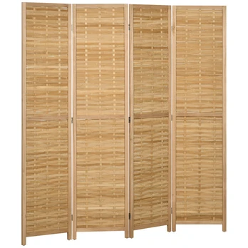 Bambukinė pertvara, 4 panelės, 160x170 cm, 1 vnt