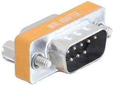 Delock DB-9 - DB-9, Oranžinė (65255)