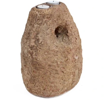 Bazaar Žvakidė 20x15x28 cm ruda terakota