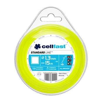 Cellfast valas trimeriui STANDARD 1.3mm x 15m (kvadratas)