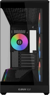Lian Li VECTOR V100 MINI PC Case, Micro-ATX, Tempered Glass - Juodas