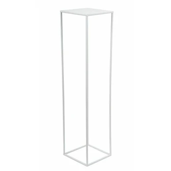 Modernus gėlių stovas, baltas, 100 cm