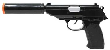 Fiesta Pistol med lyddæmper