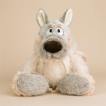 Minkštas vilko pliušinis žaislas, 35 cm