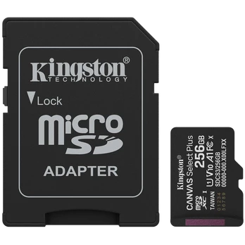 Kingston Technology Canvas Select Plus Gen3 256 GB MicroSDXC UHS-I Klasės 10