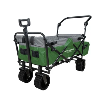 Sulankstomas transportavimo vežimėlis WonderFold S3, Green