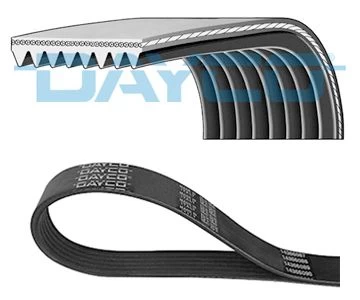 V formos rumbuoti diržai DAYCO 8PK1230