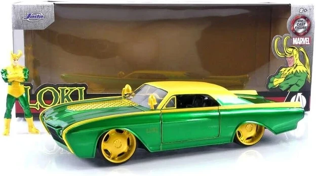 Mašinėlė Jada Marvel Loki 1963 Ford Thunderbird 124