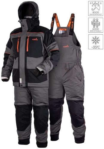 Žieminis kostiumas Norfin Discovery 3 Pilkas -35°C