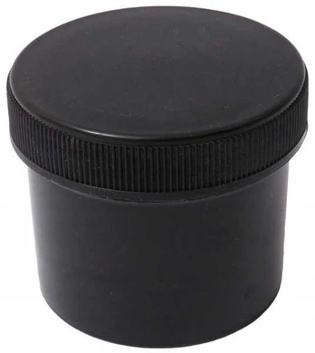 PP prisukamas indas – 250 ml – juodas – apvalus